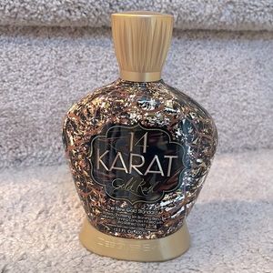14 Karat Gold Rush tanning lotion